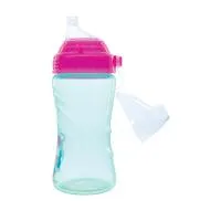 Nuby 2Pk 12Ox Spout Cup Purple Aqua Girl Asst Only - Same As 1348 4