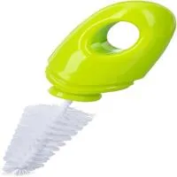 Nuby 2Pk Bottle/Nipple Brush Boy On Stand 2