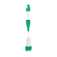 Nuby 3Pk Bottle Brush W/Sponge Boy Aqua Blue Green 5