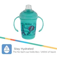 Nuby 2Pk 8Oz 2 Hndl No-Spill Boy Spout Cup 4