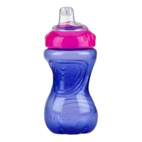 Nuby 10oz No Spill Cup with Soft Spout and Easy Grip Handles 2pk 4