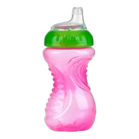 Nuby 10oz No Spill Cup with Soft Spout and Easy Grip Handles 2pk 5