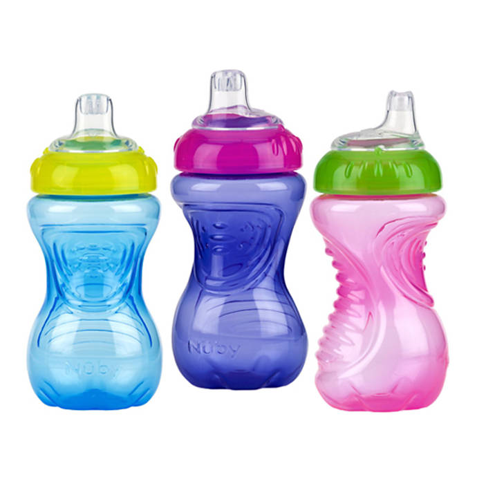 Nuby 10oz No-Spill Cup Gripper with Soft Spout