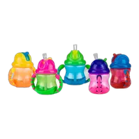 Nuby 8oz 2 Handle Straw Cup 0