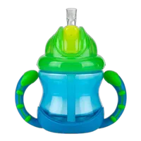 Nuby 8oz 2 Handle Straw Cup 1