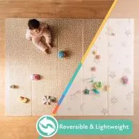  Reversible Play Mat Grey Moon Star 1