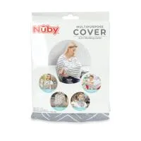 Nuby 5-In-1 Nursing Cover I N A Box Chevron Floral Brush Strokes 1