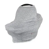 Nuby 5-In-1 Nursing Cover I N A Box Chevron Floral Brush Strokes 3