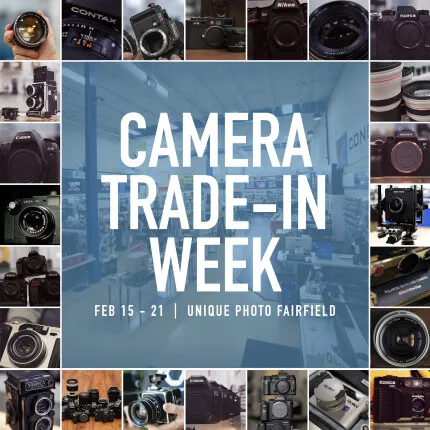 *FREE RSVP* Camera Trade-in Week at Unique Photo (Fairfield)