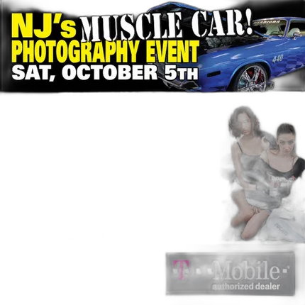 NJs Muscle Car Photography Event - Cars, Bikers, and Models