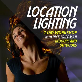 2-Day Indoor and Outdoor Location Lighting with Rick Friedman