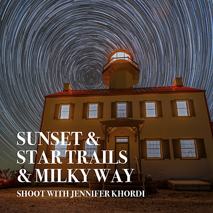 Sunset, Star Trails, and Milky Way Shoot with Jennifer Khordi