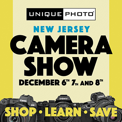 New Jersey Camera Show 3-Day Floor Pass: December 6th, 7th, 8th