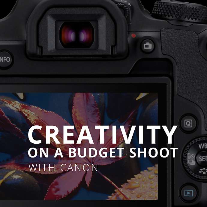 Unique Photo Creativity on a Budget shoot with Canon