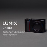 Using Your Lumix ZS200 - Quick Start Guide