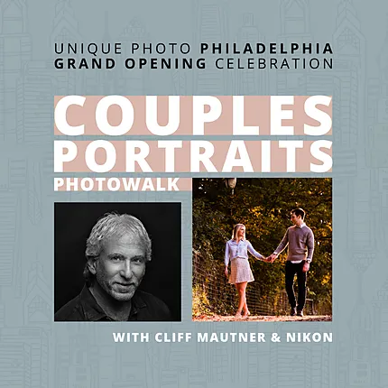 Couples Portraits Photowalk with Cliff Mautner and Nikon (Philly)