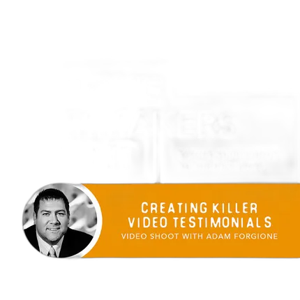 Creating Killer Video Testimonials with Adam Forgione (Video Shoot)