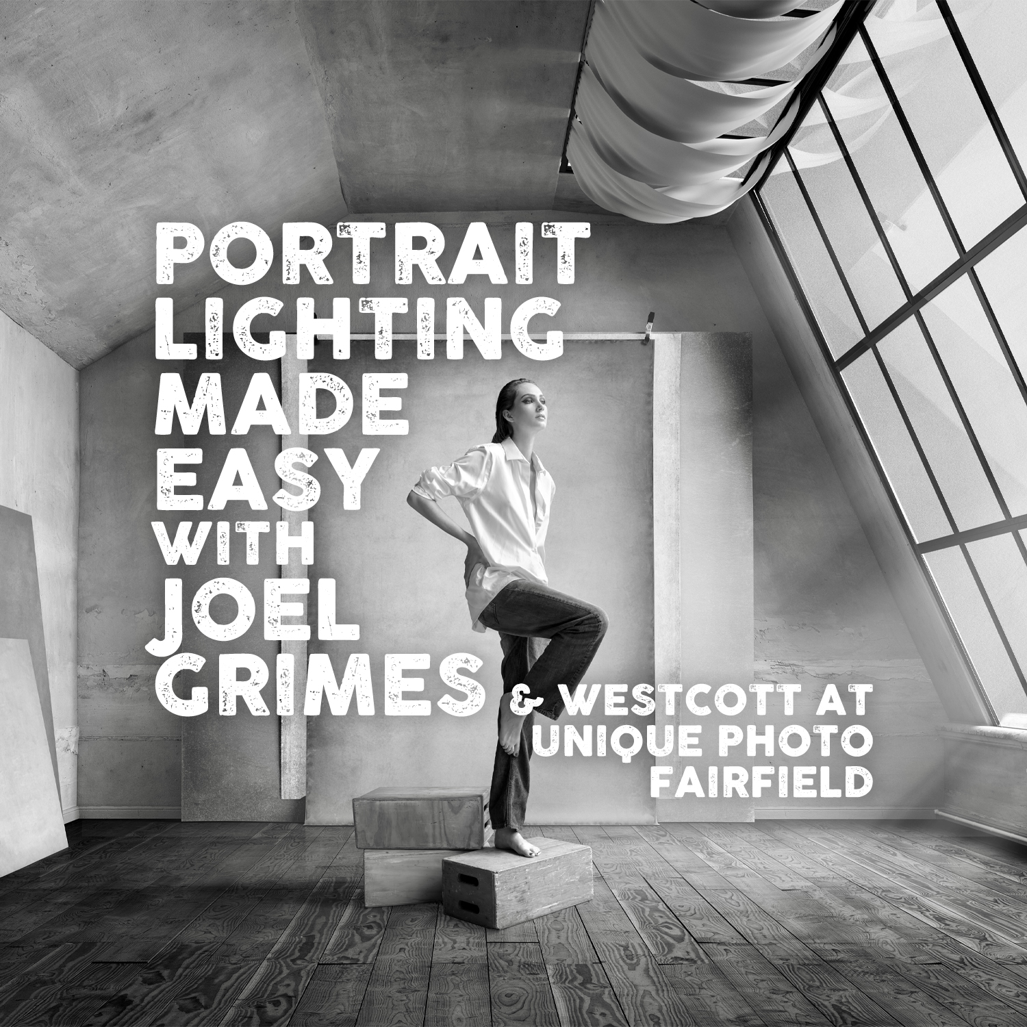 Portrait Lighting Made Easy with Joel Grimes (Westcott) at Unique Photo