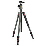 Vanguard VEO 2 204AB Aluminum Tripod with Ball Head - Red