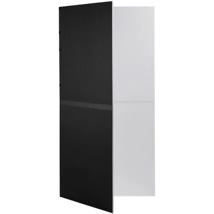 V-Flat World Foldable V-Flat (Black/White) - Single Unit
