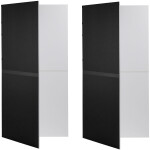 V-Flat World Foldable V-Flat (Black/White) - Two Units