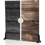 V-Flat World 24x24in Duo-Board Background (Vintage Oak/Ink Hardwood)