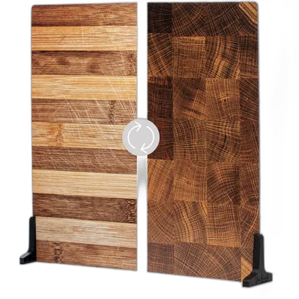 V-Flat World 24x24in Duo-Board Background (Aged Cutting/Butchers Board)