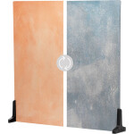 V-Flat World 24x24in Duo-Board Background (Coral Wash/ 90s Blues)