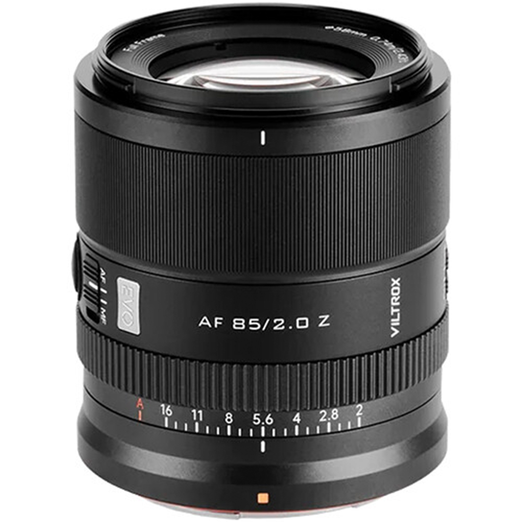 Viltrox AF 85mm f/2 Full Frame Lens for Nikon Z-Mount front view