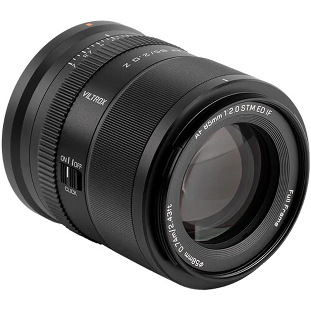 Viltrox AF 85mm f/2 Full Frame Lens for Nikon Z-Mount side profile