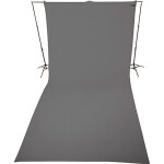 Westcott 9 x 20 Feet Neutral Gray, Wrinkle-Resistant Backdrop