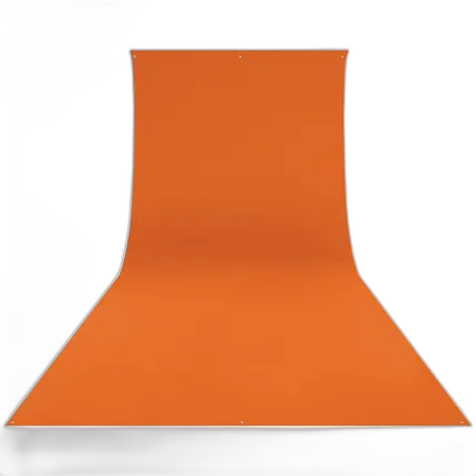 Westcott Wrinkle-Resistant Backdrop - Tiger Orange (9ft x 20ft)