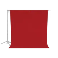 Westcott Wrinkle-Resistant Backdrop - Scarlet Red (9ft x 10ft) 1