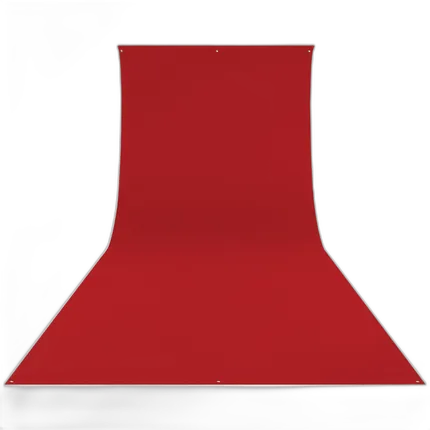 Westcott Wrinkle-Resistant Backdrop - Scarlet Red (9ft x 20ft)
