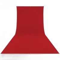 Westcott Wrinkle-Resistant Backdrop - Scarlet Red (9ft x 20ft) 0