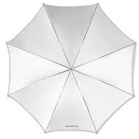 Westcott 43 Inch Optical White Satin Collapsible Umbrella 1