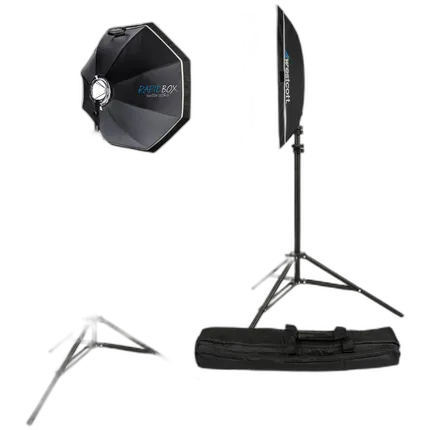 Westcott Rapid Box Switch 2-Light Round Head Speedlite Kit