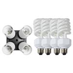 Westcott Daylight Fluorescent 4-socket Adapter Kit