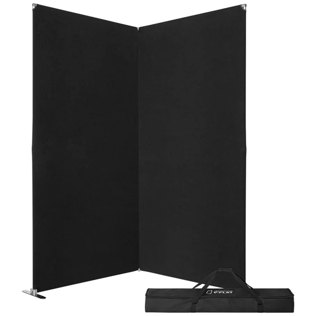 Westcott V-Flat with Black Fabric for controlling flat portrait lighting