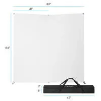 Westcott V-Flat with White  and  Black Fabric 5