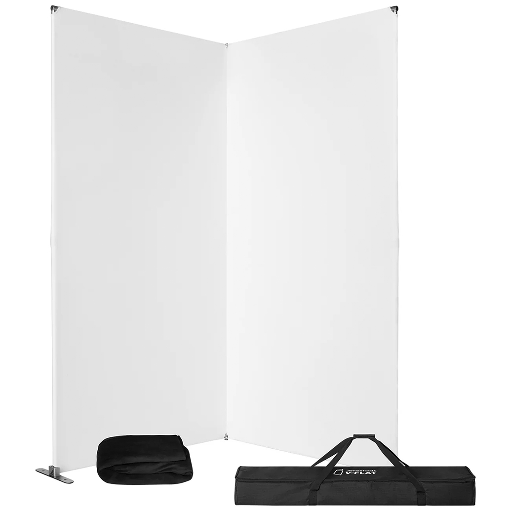 Westcott V-Flat with White and Black Fabric for indoor portrait lighting