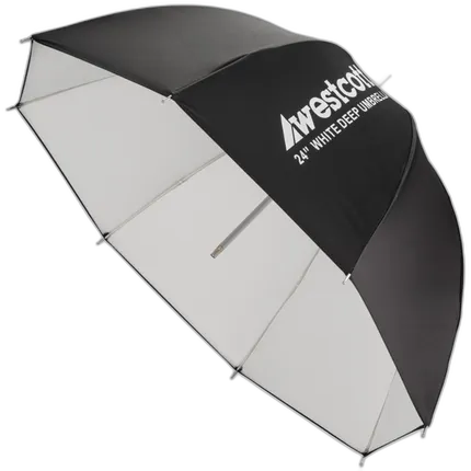 Westcott Deep Umbrella - White Bounce (24IN)