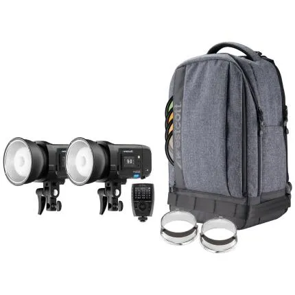 Westcott FJ250 Strobe 2-Light Backpack Kit with FJ-X3M Universal Trigger