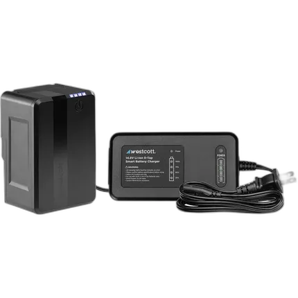 Westcott MV95 Mini V-Mount 14.8v Lithium-ion Battery  and  Charger Kit - 95Wh