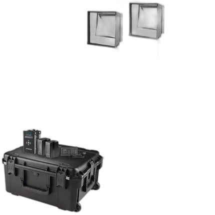 Westcott Flex Cine Bi-Color LED 2-Light Travel Kit w Mini V-Mount Batteries
