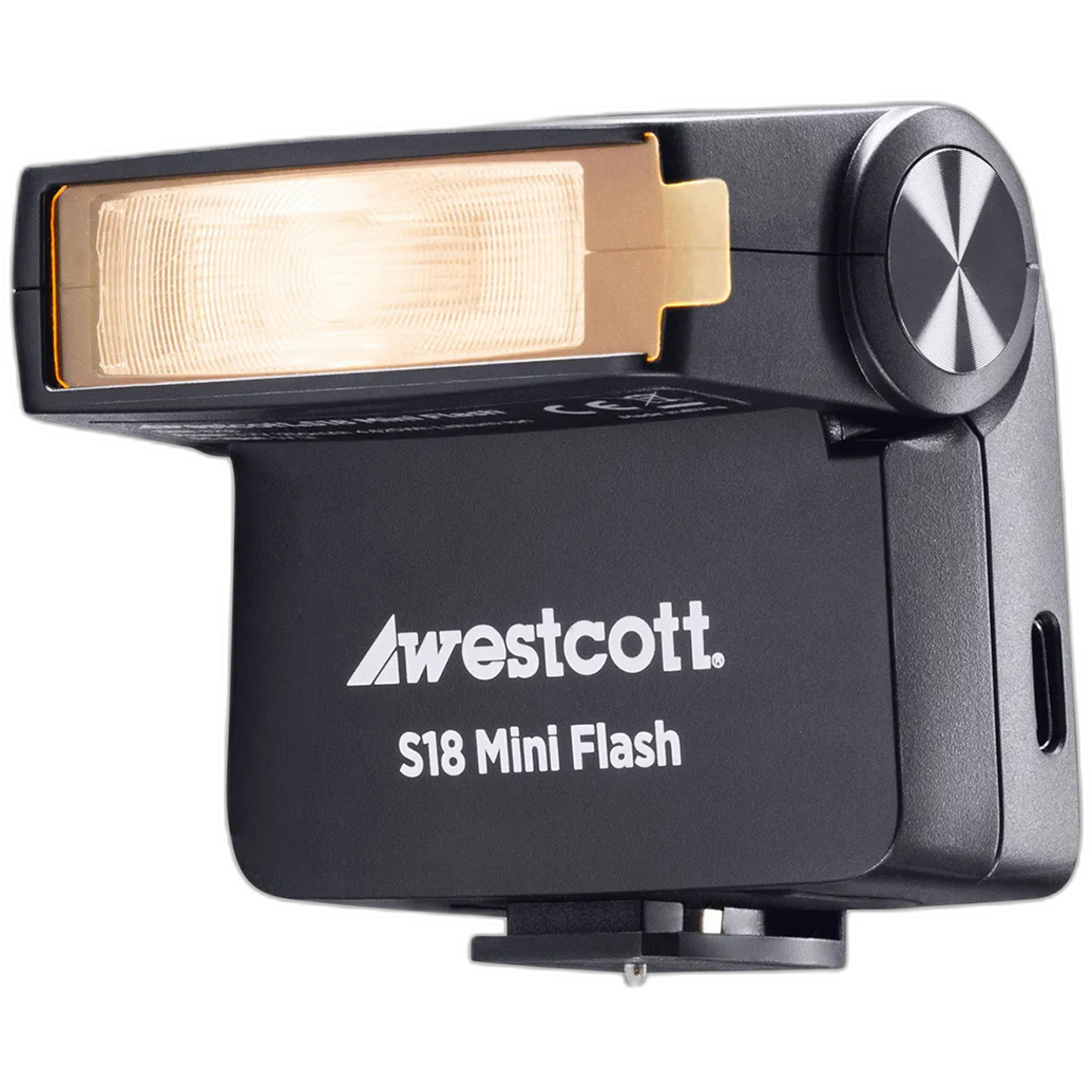Westcott S18 Mini Flash angled view