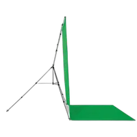 Westcott X-Drop Pro Wrinkle-Resistant Backdrop Kit - Chroma-Key Green Screen 3