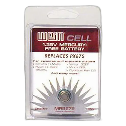 Wein MRB-625 Cell Battery Replaces PX-625 And PX-13 1.35Volt