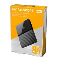 Western Digital 3TB My Passport USB 3.0 Secure Portbale Hard Drive (Black) 6
