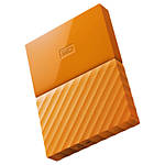 Western Digital 3TB My Passport USB 3.0 Secure Portbale Hard Drive (Orange)